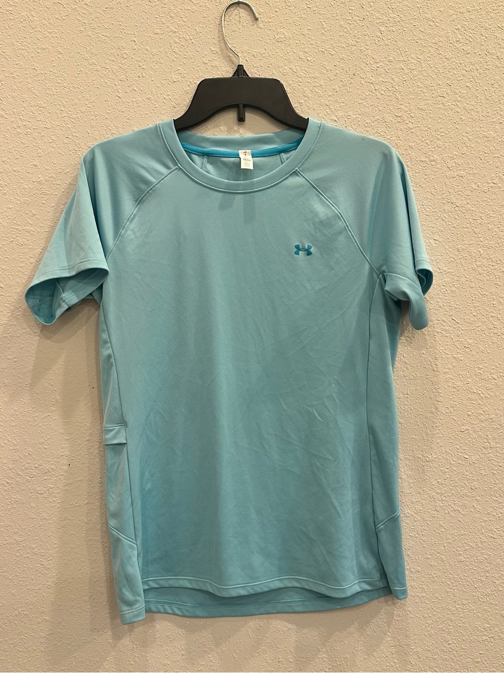 Under Armour HeatGear Blue Athletic Training Tee Large